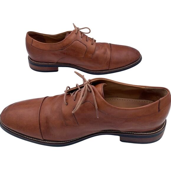 Cole Haan Brown Leather Oxfords - Very Good Condition - Picture 6 of 15